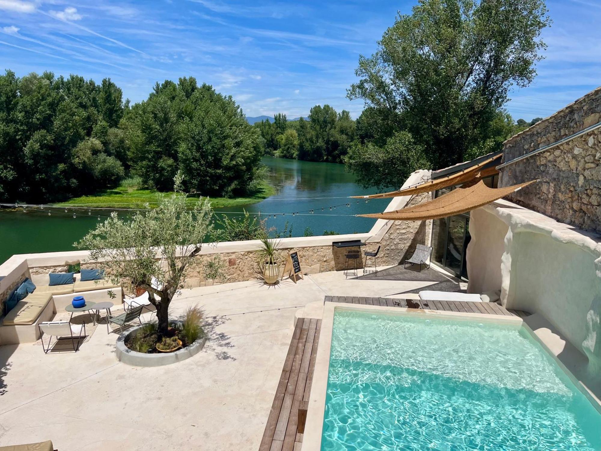 Les Terrasses De Belarga - Maison D'Hotes - Piscine Et Jacuzzi Exterior foto